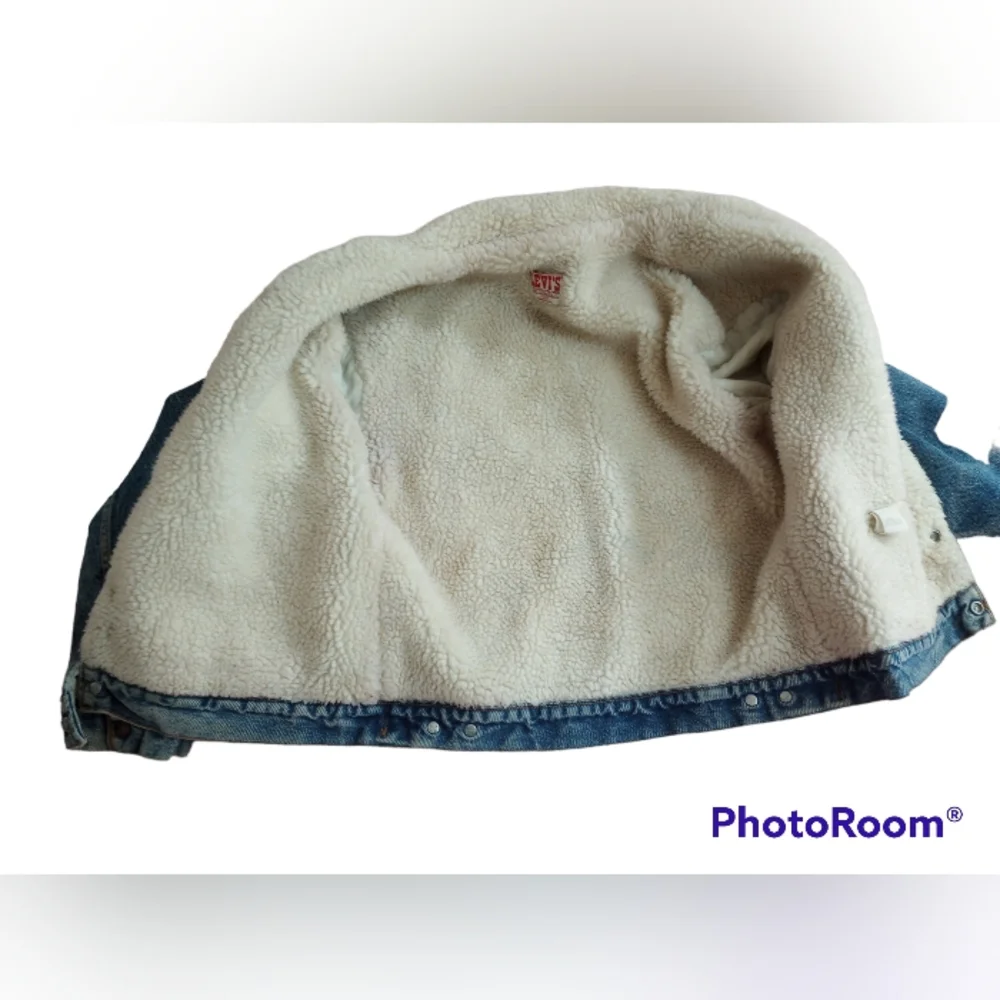 💥Rare 1980's Levi's Denim Sherpa Jacket. - Picture 6 of 7